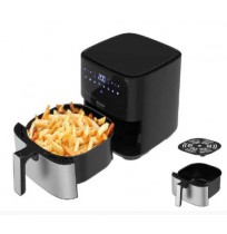 Taurus AF1450XD Single 5 L Stand-alone 1450 W Hot air fryer Black, Stainless steel
