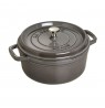 STAUB Cast iron round pot 40500-246-0 3.8l graphite
