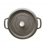 STAUB Cast iron round pot 40500-246-0 3.8l graphite
