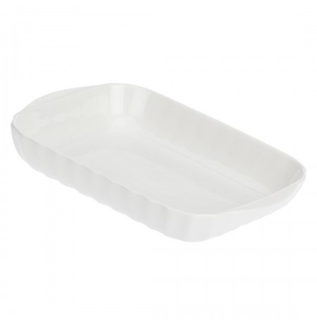 Pieve baking dish - White, 36 x 24 cm