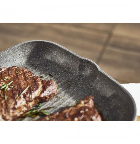 Keptuvė BALLARINI Murano grill granito 28 cm 75002-941-0