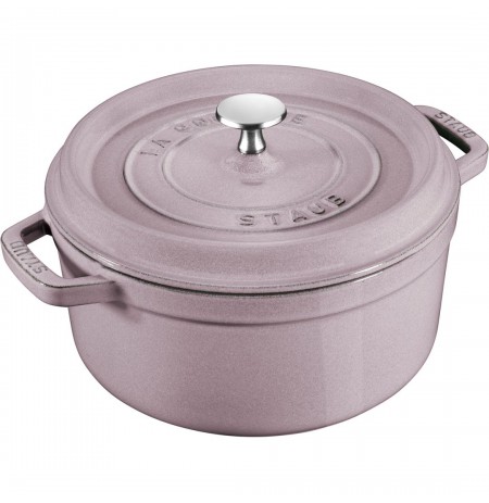 Staub Round Cast Iron Pot - 2.6 ltr, Cherry Blossom