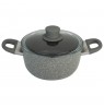 Puodas BALLARINI Murano su dangčiu, granito 24 cm 75002-940-0