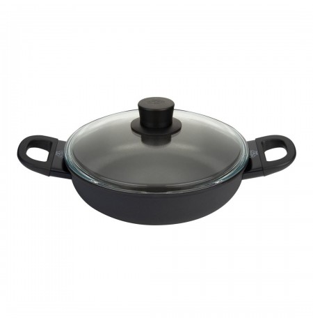 Frying Pan Ballarini Avola, Deep with 2 handles, titanium, 24 cm 75002-922-0