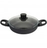 Frying Pan Ballarini Avola, Deep with 2 handles, titanium, 24 cm 75002-922-0