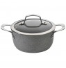 Puodas BALLARINI Salina Granitium su dangčiu, granito 24 cm 75002-829-0
