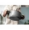 Puodas BALLARINI Salina Granitium su dangčiu, granito 24 cm 75002-829-0