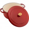 BALLARINI BELLAMONTE round cast iron pot 75003-563-0 - 5,5 LTR RED