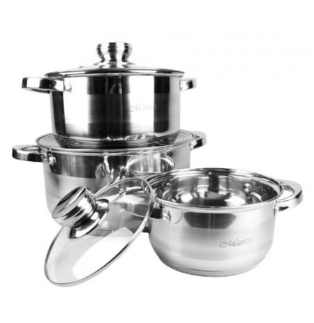 Puodų rinkinys MAESTRO MR-2220-6L 6 elementai