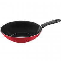 WOK 28 cm red