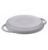 STAUB round cast iron grill pan with two handles 40509-522-0 - graphite 26 cm