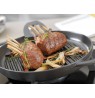 STAUB round cast iron grill pan with two handles 40509-522-0 - graphite 26 cm