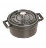 Staub Mini Round Cast Iron Pot - 250 ml, Graphite