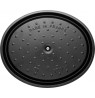 STAUB puodfas su reankena ovalus  4,2l juodas