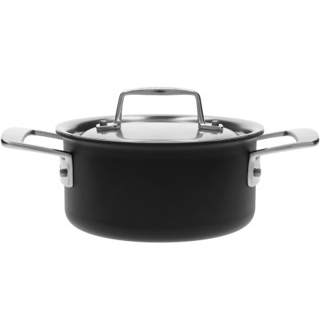 DEMEYERE BLACK 5 Low pot with lid 1.5 ltr