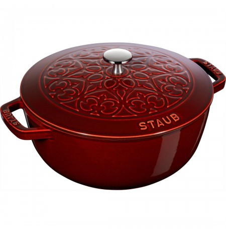 Round cast iron pot lily Staub - 3.5 ltr, Grenadine
