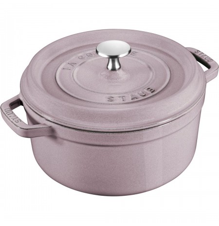Staub Round Cast Iron Pot - 2.2 ltr, Cherry Blossom