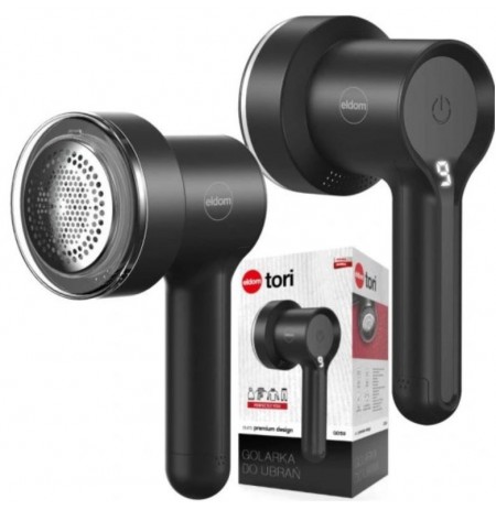 ELDOM TORI clothes shaver, rechargeable and mains powered