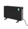 Teesa convector heater black