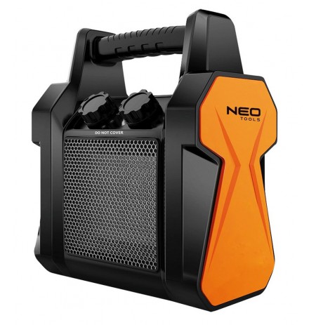 NEO TOOLS 90-061 electric space heater Ceramic PTC 3000 W Black, Orange