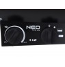 NEO TOOLS 90-066 electric space heater Stainless steel 3000 W Black