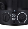 NEO TOOLS 90-067 electric space heater Stainless steel 2000 W IPX4 Black