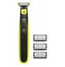 Philips Shaver | QP2724/10 OneBlade | Operating time (max) 45 min | Wet & Dry | NiMH | Black/Lime