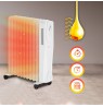 Extralink NY-25W1 | Electric oil-filled radiator | 2500W, 11 ribs