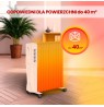 Extralink NY-25W1 | Electric oil-filled radiator | 2500W, 11 ribs