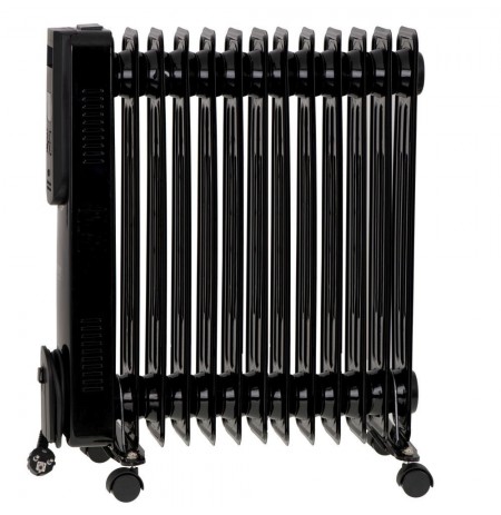 Electric oil heater with remote control CAMRY CR 7814 13 fins, 2500 W black