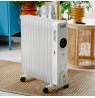 Electric oil heater with remote control CAMRY CR 7826 13 ribs black