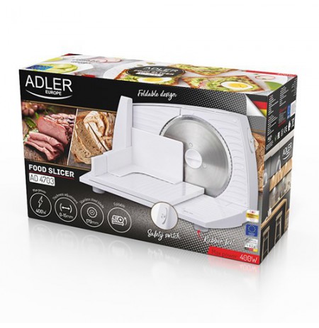 Adler | Food Slicer | AD 4703 | White | 150 W