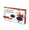 Cooker electric Esperanza YELLOWSTONE EKH007W (Electric cooktop, 2 fields, 1000W, 1500W, white color)