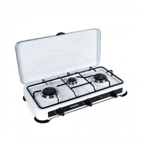 Gas stove PROMIS KG300 WHITE WITHOUT REDUCER