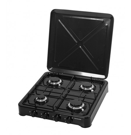 Ravanson K-04TB hob Black Countertop Gas 4 zone(s)