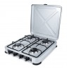 PROMIS KG400 Four-burner gas stove silver