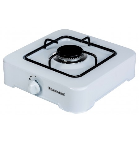 1-burner gas cooker Ravanson K-01T (White)