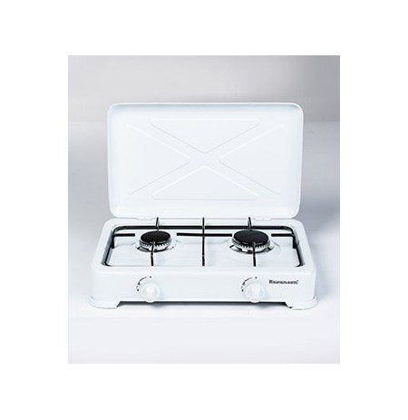 Ravanson K-02T hob White Countertop Gas 2 zone(s)