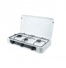 Ravanson K-03TB Black, White Countertop 60 cm Gas 3 zone(s)