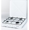 Ravanson K-04T hob Black, White Countertop Gas 4 zone(s)
