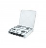 Ravanson K-04T hob Black, White Countertop Gas 4 zone(s)