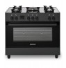 Ravanson KWGE-K90 black gas/electric cooker