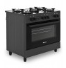 Ravanson KWGE-K90 black gas/electric cooker