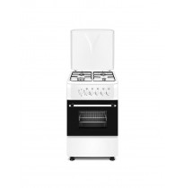 Ravanson KWGE-K550 white gas-electric cooker