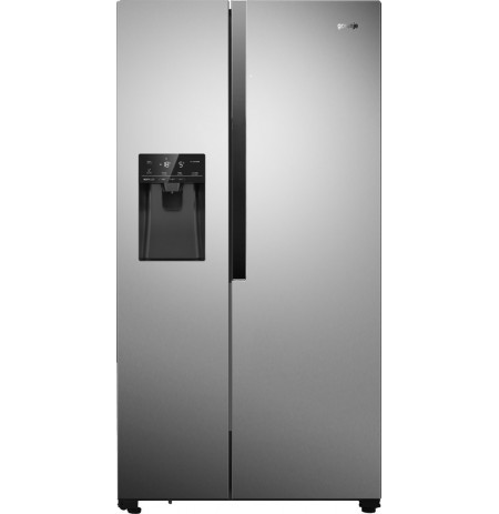 Gorenje NRS9EVX side-by-side refrigerator Freestanding 562 L E Stainless steel