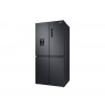 Samsung RF48A401EB4/EO side-by-side refrigerator Freestanding 488 L E Black