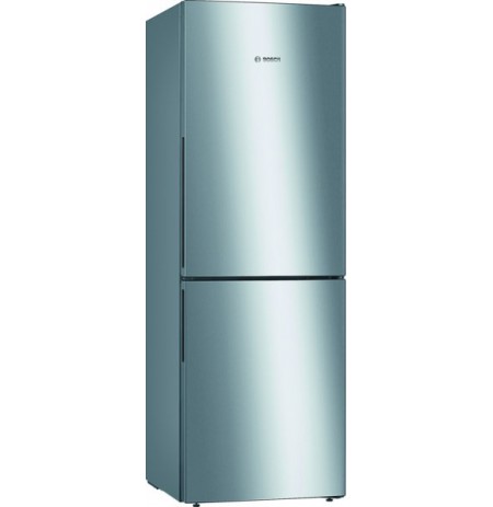 Bosch Serie 4 KGV33VLEA fridge-freezer Freestanding 289 L E Stainless steel