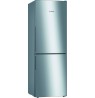 Bosch Serie 4 KGV33VLEA fridge-freezer Freestanding 289 L E Stainless steel