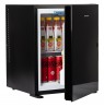 MPM-30-MBS-06/L Minibar refrigerator Freestanding Black with GLASS FRONT BLACK