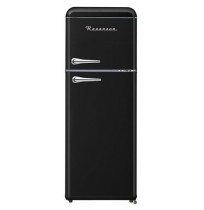 Fridge Ravanson LKK-210RB (545mm x 1470mm x 585 mm, 157l, Class A++, black color)
